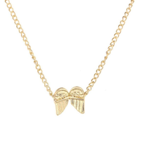2/$20 Gold Guardian Angel Necklace - Picture 2 of 2